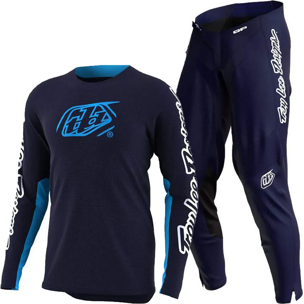 Troy Lee Designs GP Pro Icon Gear Combo (Navy/Pro Blue)