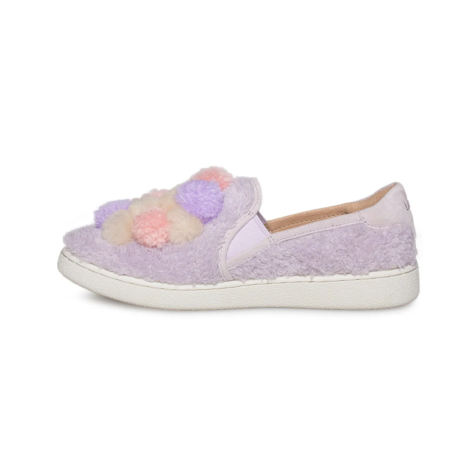 UGG Ricci Pom Pom Lavender Fog Shoes - Women's