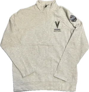 Vegas Golden Knights Gambit 1/4 Zip Winter Classic Pullover Jacket - Cream