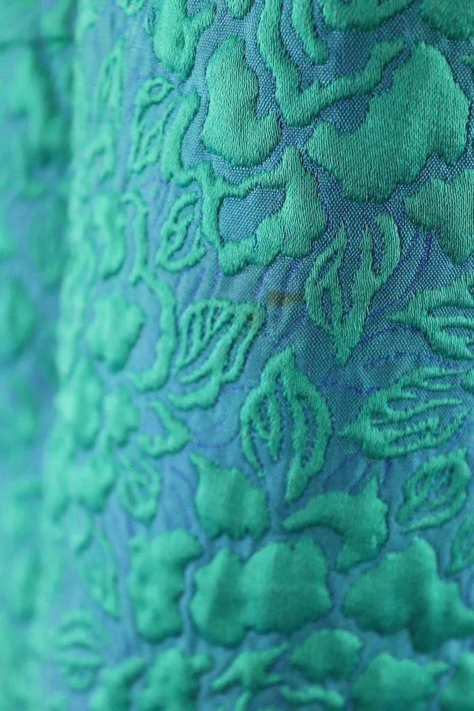 Vintage Blue Green Damask Jacket