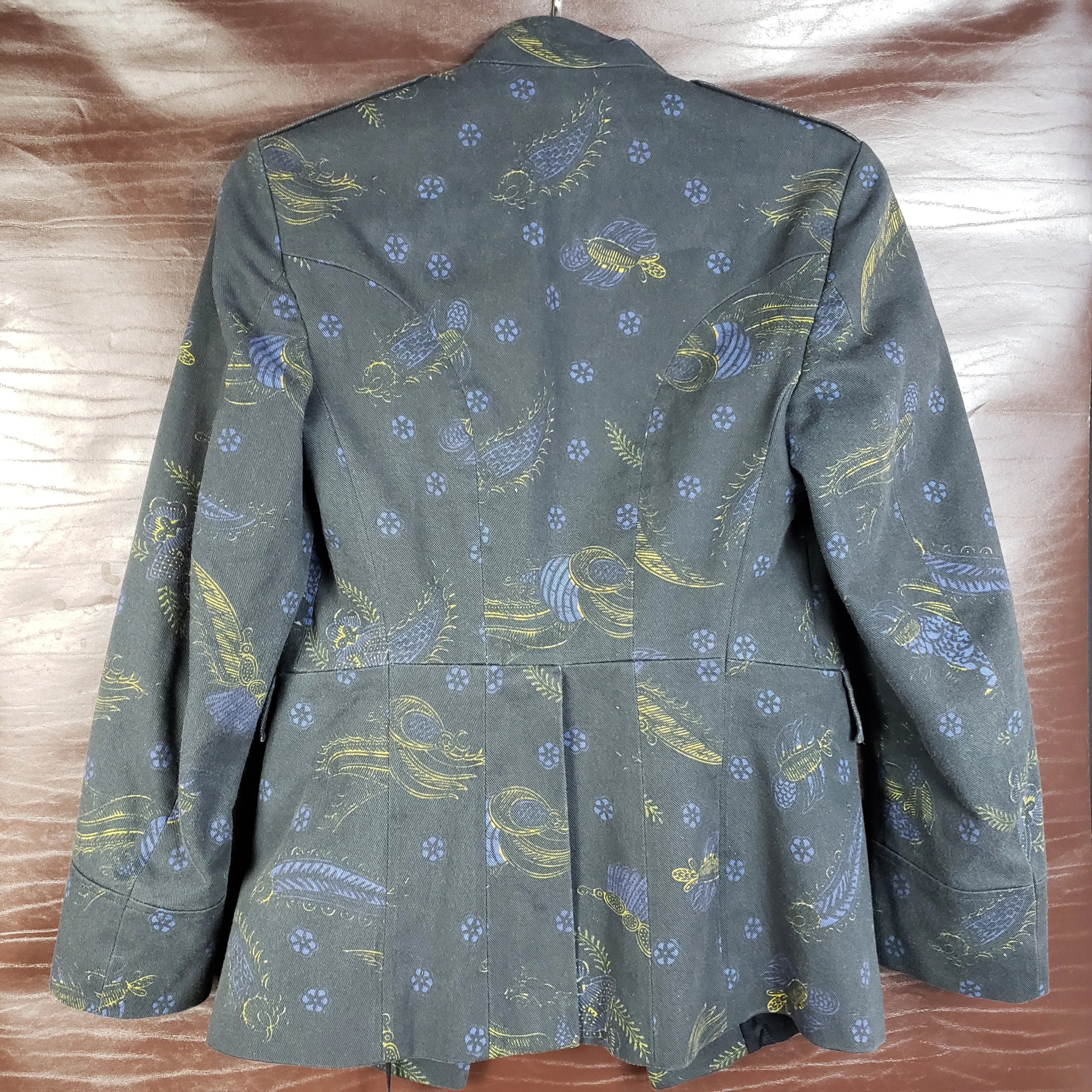 Vintage Dries Van Noten Mandarin Collar Button Up Jacket Size 50