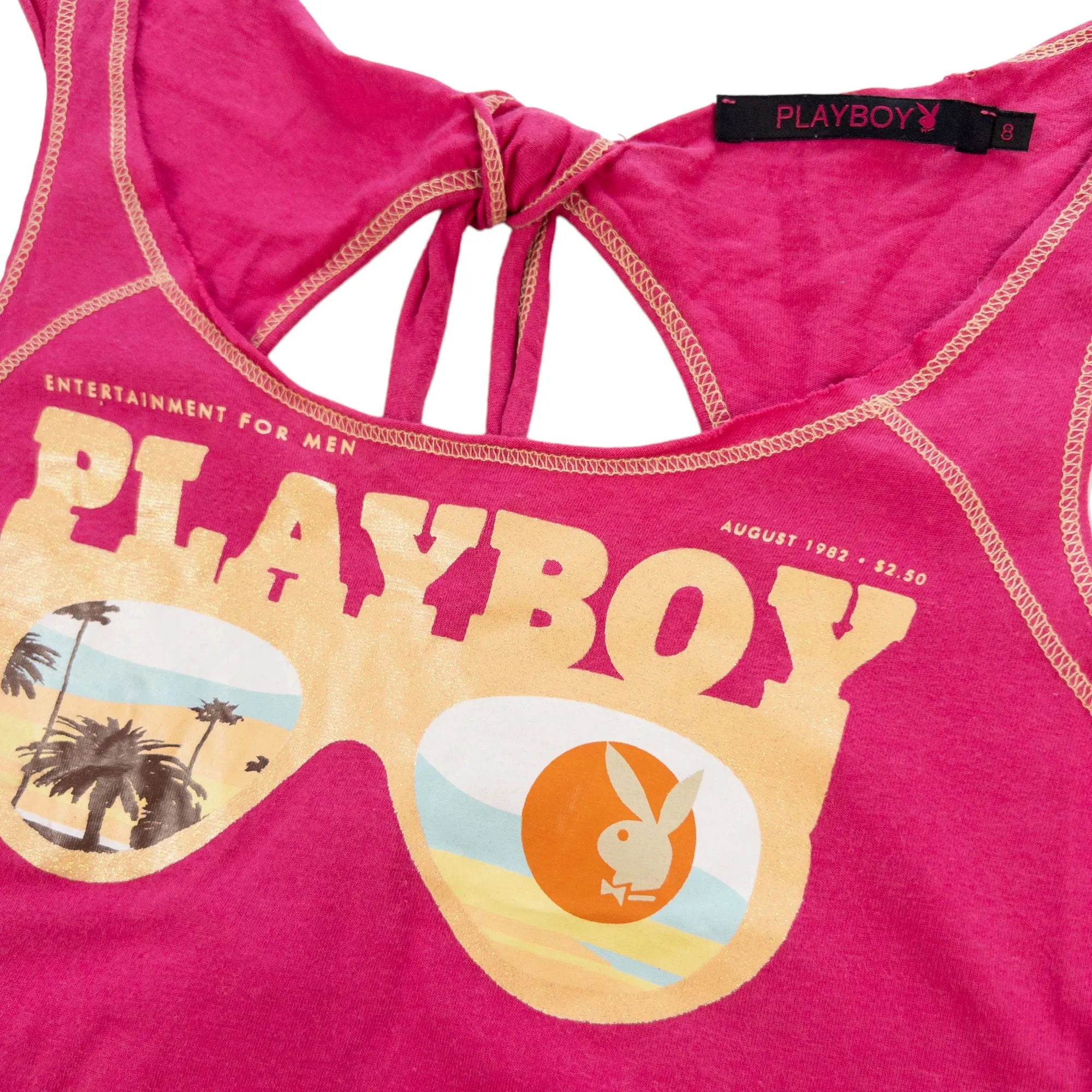 Vintage Playboy Vest Top Women's Size S