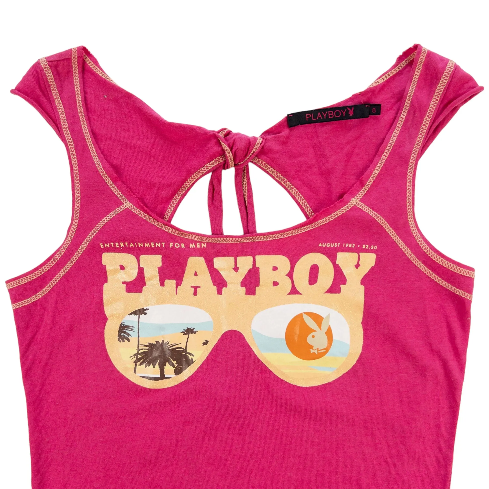 Vintage Playboy Vest Top Women's Size S