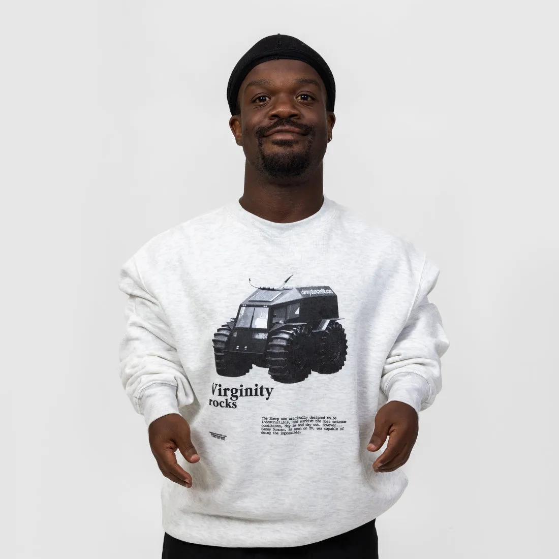 Virginity Rocks Sherp Oatmeal Crewneck