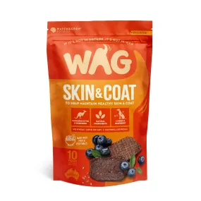 WAG Dog Treat Kangaroo Jerky Skin & Coat 10 Pack