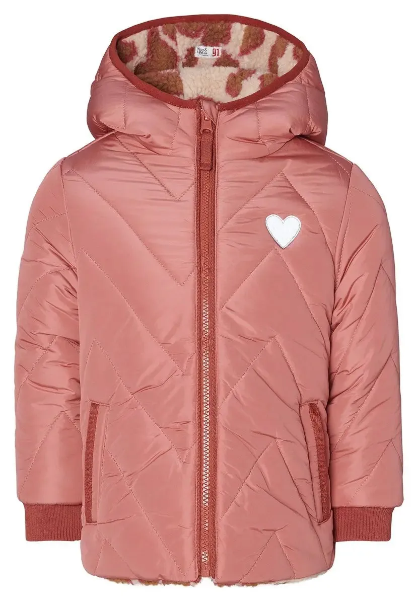 Winter jacket Nieuwaal - reversible - Cedar Wood | Noppies