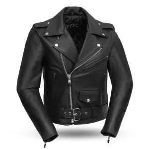 Women's Basic Motorcycle Jacket