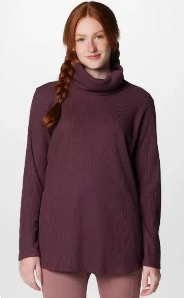 Women's Holly Hideaway Waffle Cowl Neck Pullover | Columbia