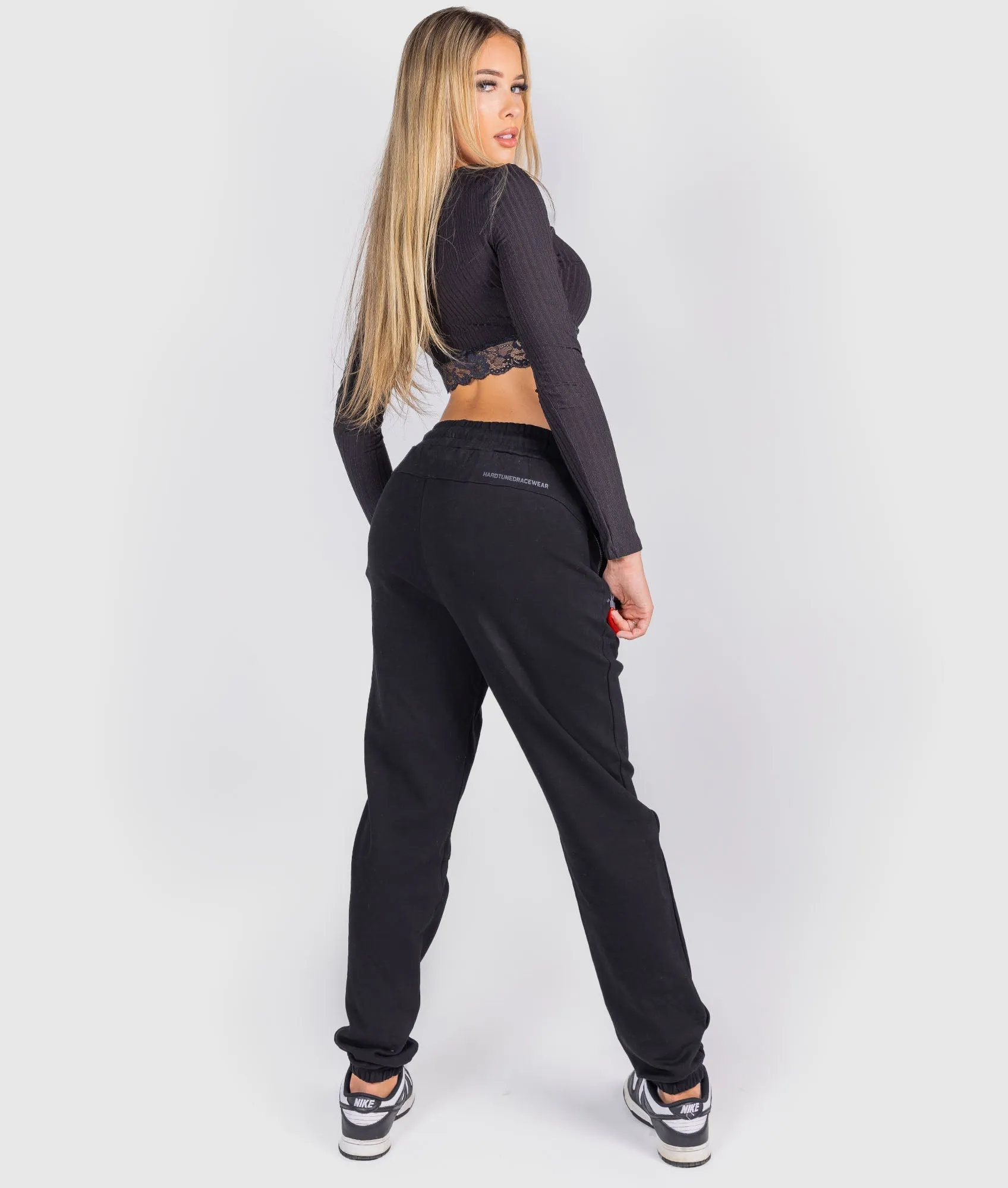 Women's Katakana P1 Fleece Track Pants - Black