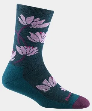 Women's Lillies Crew Lightweight Lifestyle Sock | 6089 | Darn Tough