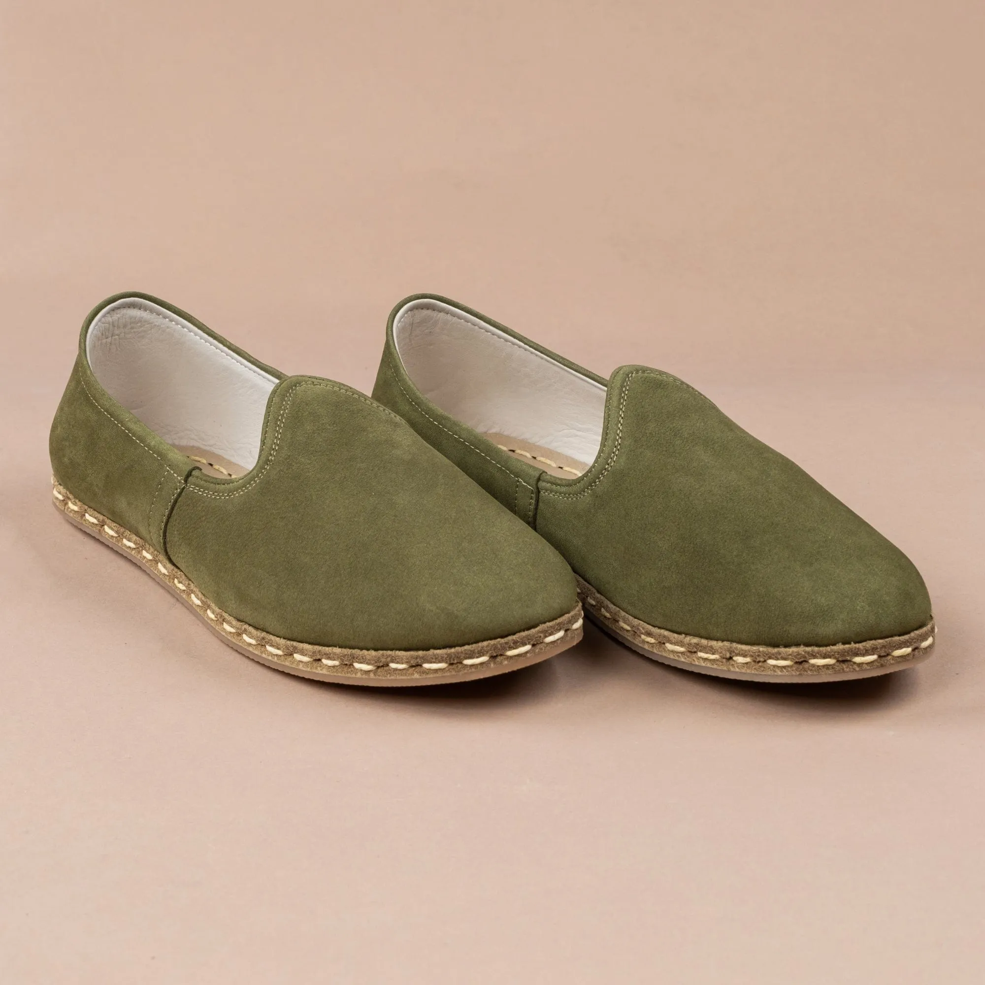 Women's Olive Nubucks