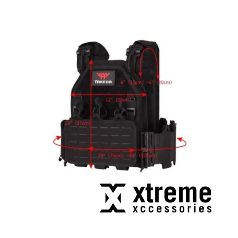 Xtreme Xccessories Plate Carrier Tactical Vest - Military Grade