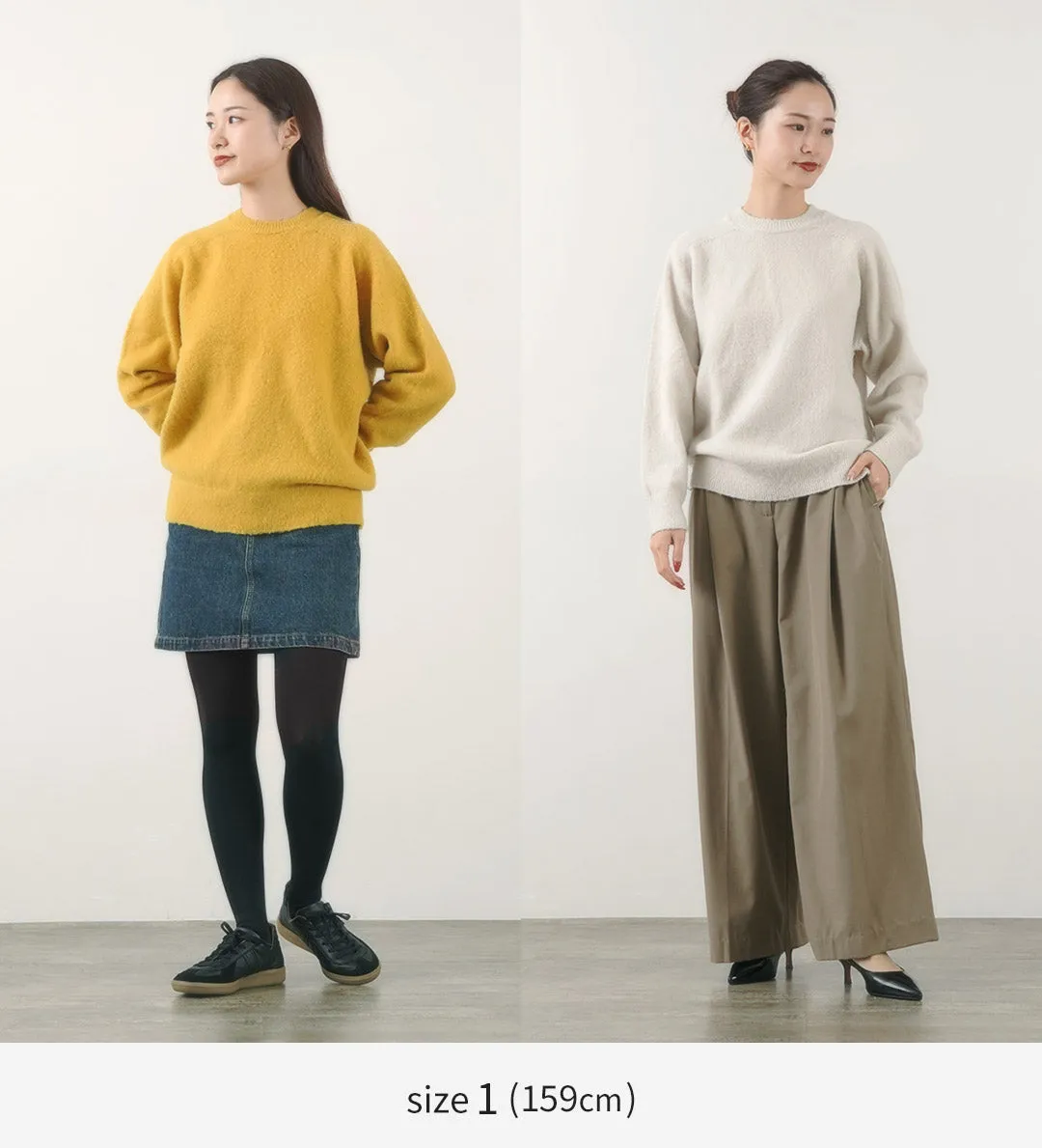 YONETOMI NEW BASIC / Circle Knit Pullover